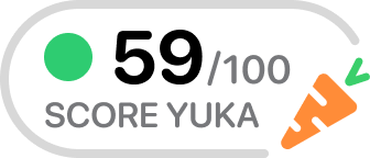 Score Yuka : 59/100