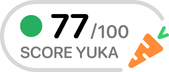 Score Yuka : 77/100