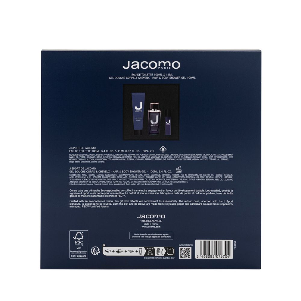 Coffret J Sport de Jacomo