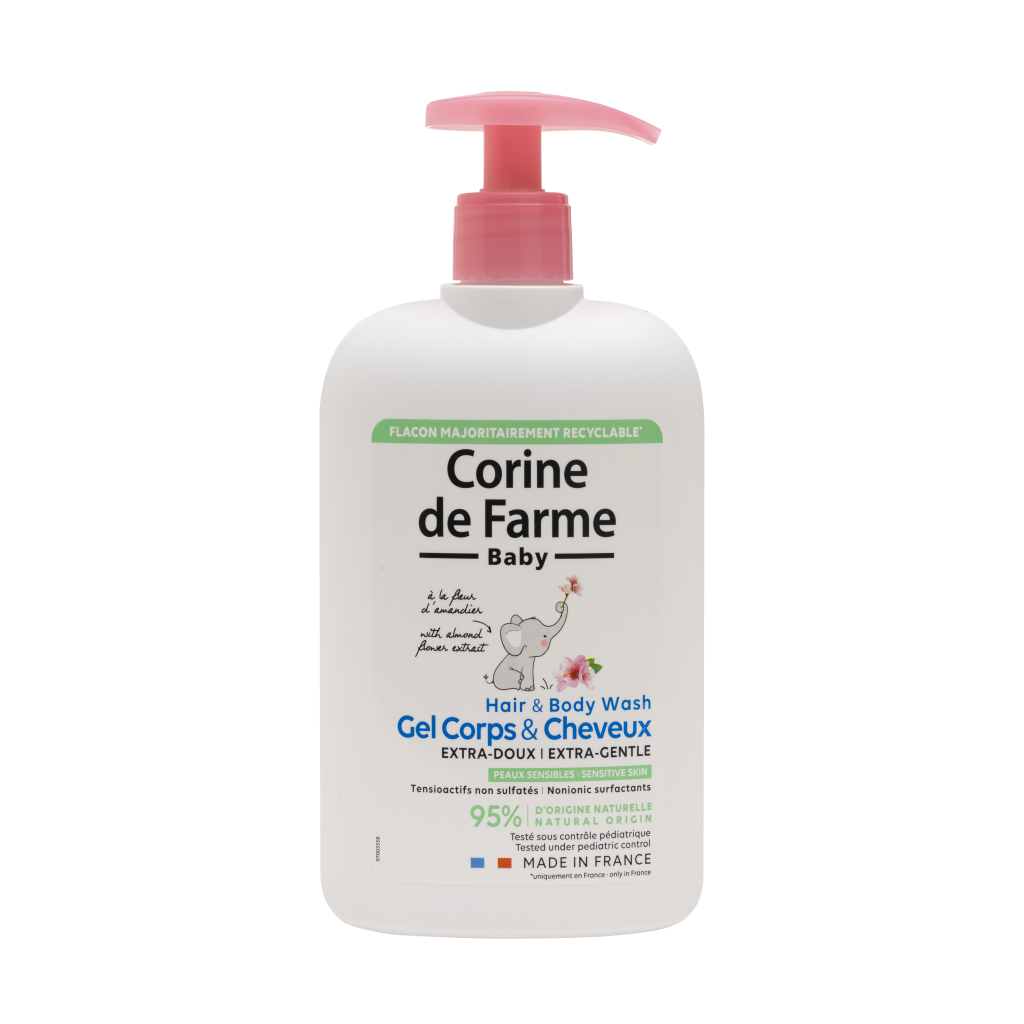 Extra gentle hair body wash