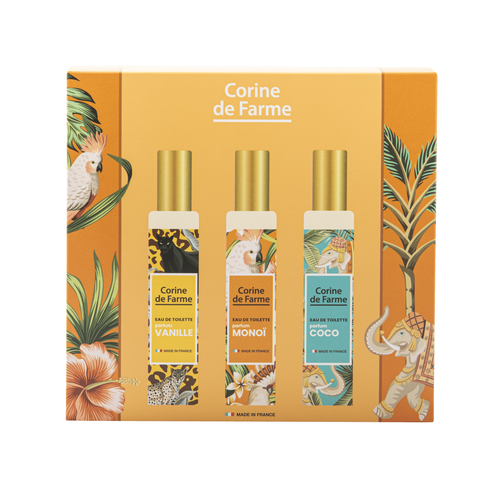 Single-Note Tropical Perfume Set front view