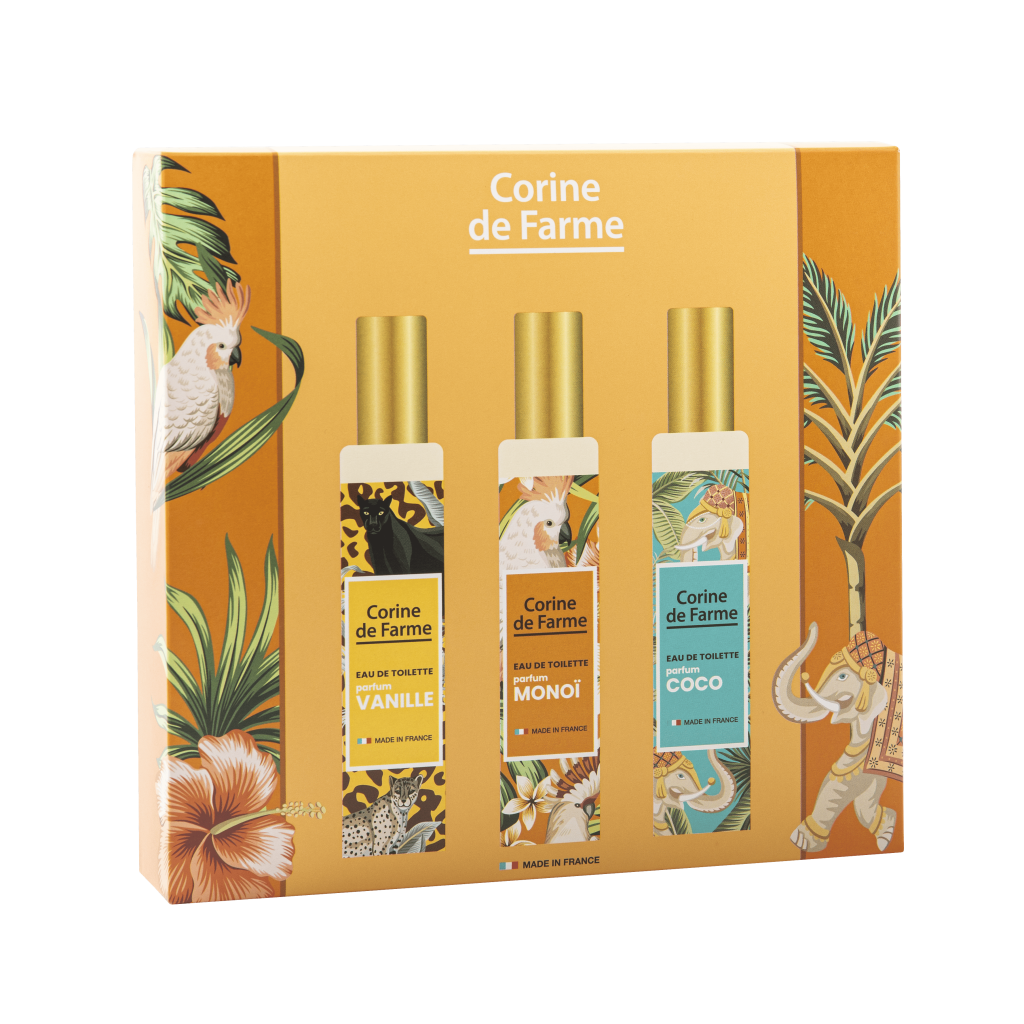 Single-Note Tropical Perfume Set front
