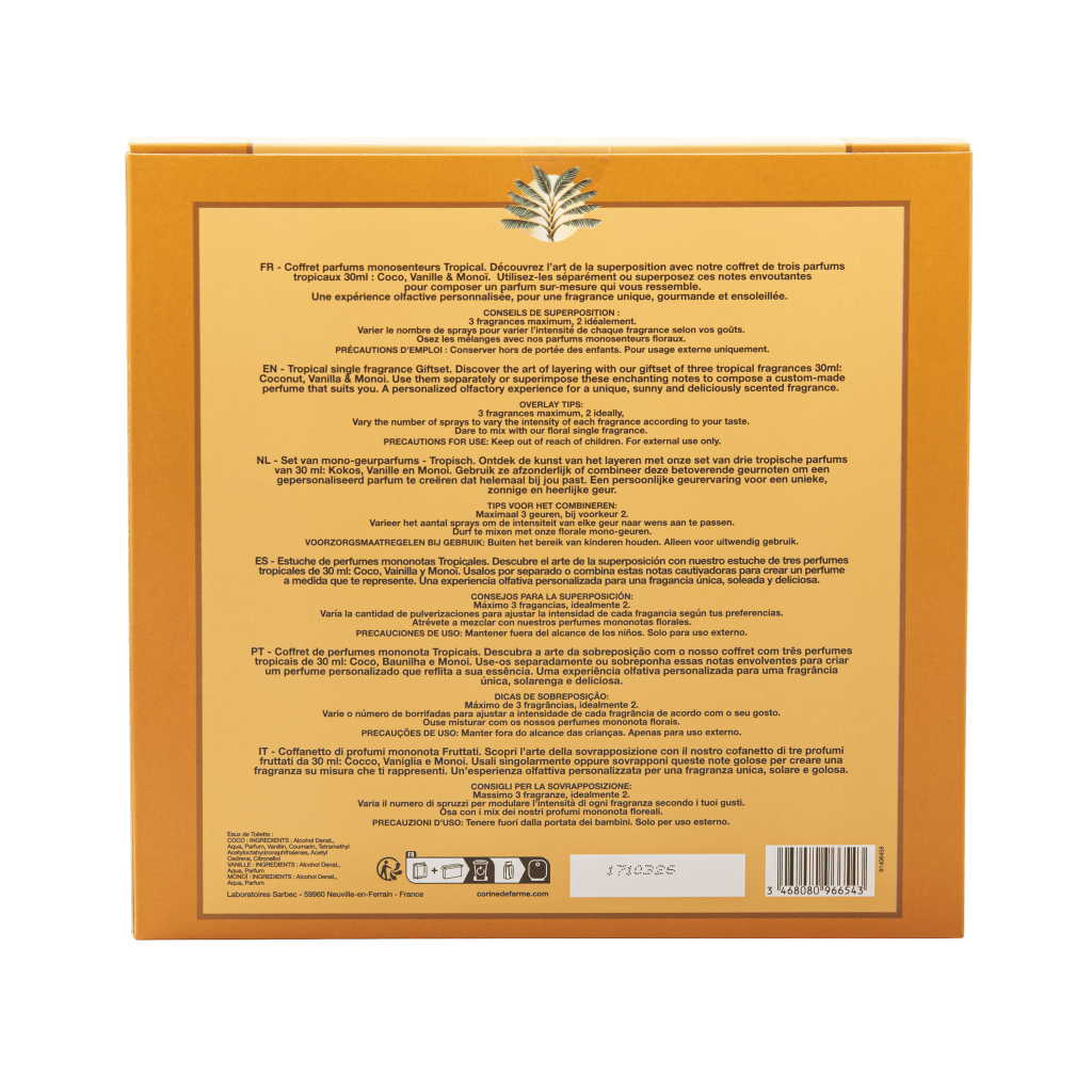 Single-Note Tropical Perfume Set back