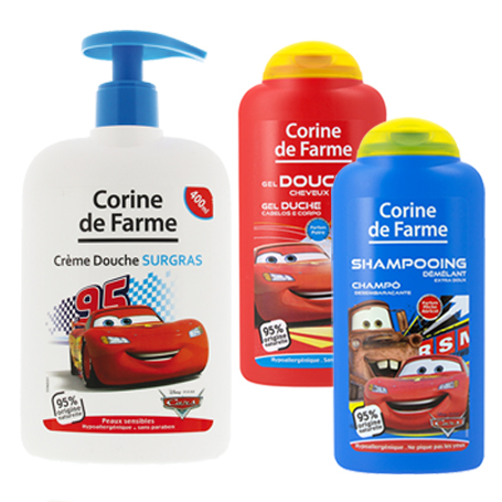 Le plaisir du bain avec Cars