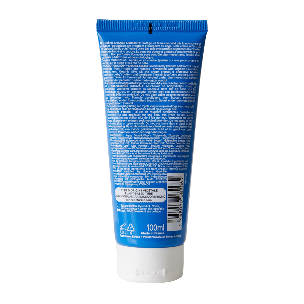Crème Change Apaisante - Certifiée Bio