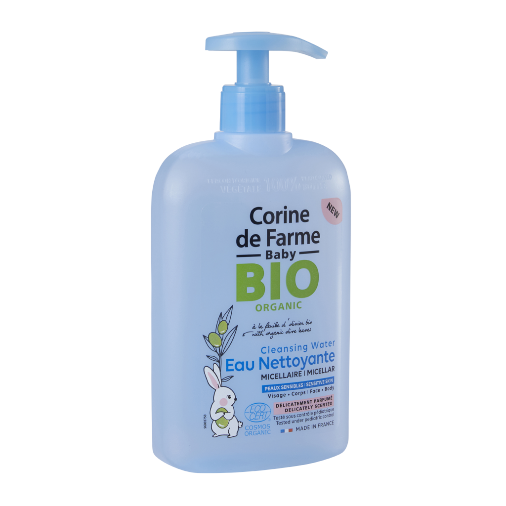 Eau Micellaire Nettoyante Bébé Certifié BIO par Ecocert - Corine de Farme Baby