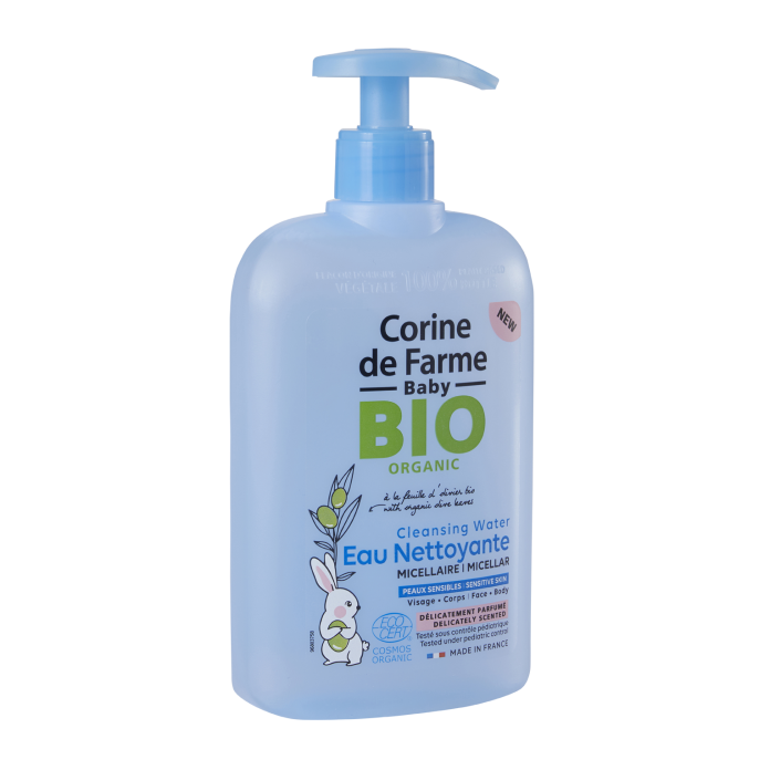 Eau Micellaire Nettoyante Bébé Certifié BIO par Ecocert - Corine de Farme Baby