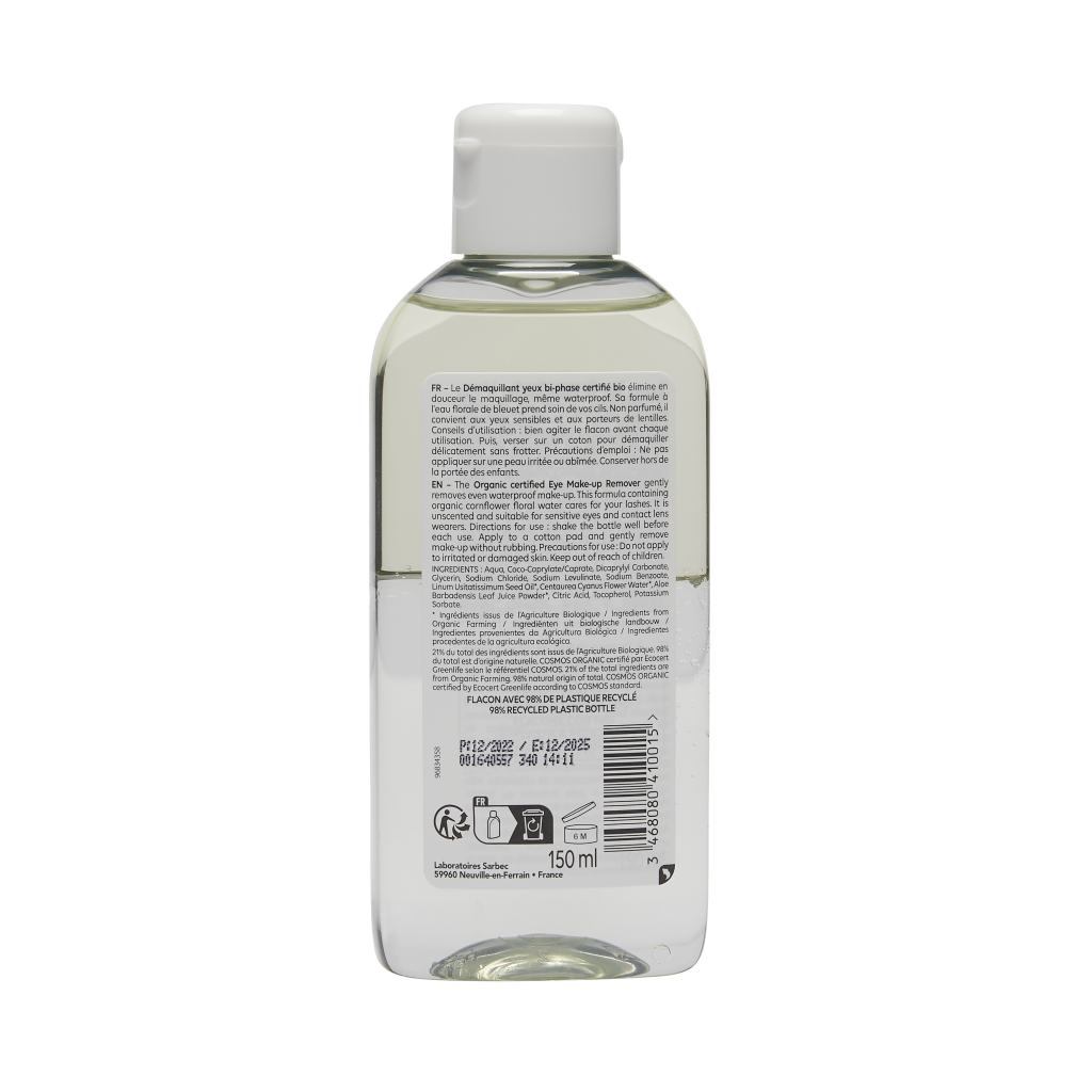Démaquillant Bi phase Certifié Bio - Corine de Farme