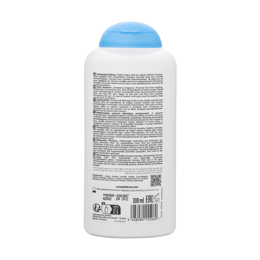 Shampooing Reines des Neiges 2 - Frozen 2 - 300ml - Corine de Farme -Disney