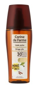 huile sèche pour bronzage