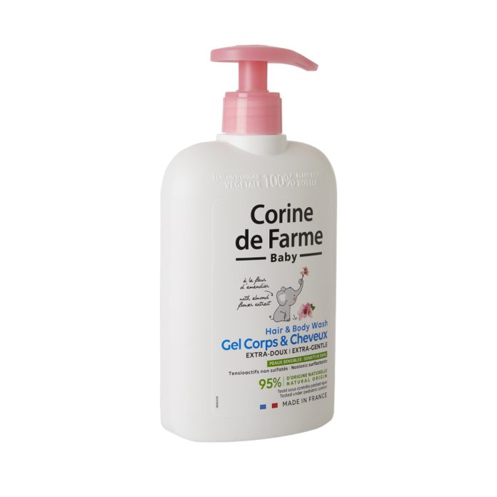 Gel Lavant Hydratant Extra-doux Corps et Cheveux - Corine De Farme