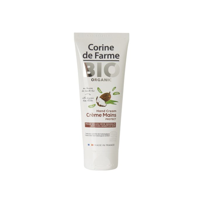 Crème Mains Certifiée Bio par Ecocert - Corine de Farme - 100% Clean beauty - Fabrication Française