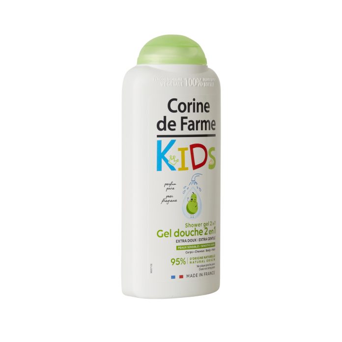 Gel douche et shampoing enfant hypoallergenique - Vanille Poire