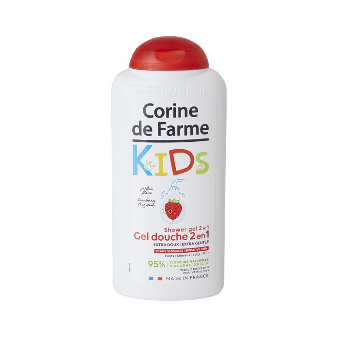 Gel Douche Corine de Farme KIDS Parfum Fraise - Corine de Farme Site  Officiel