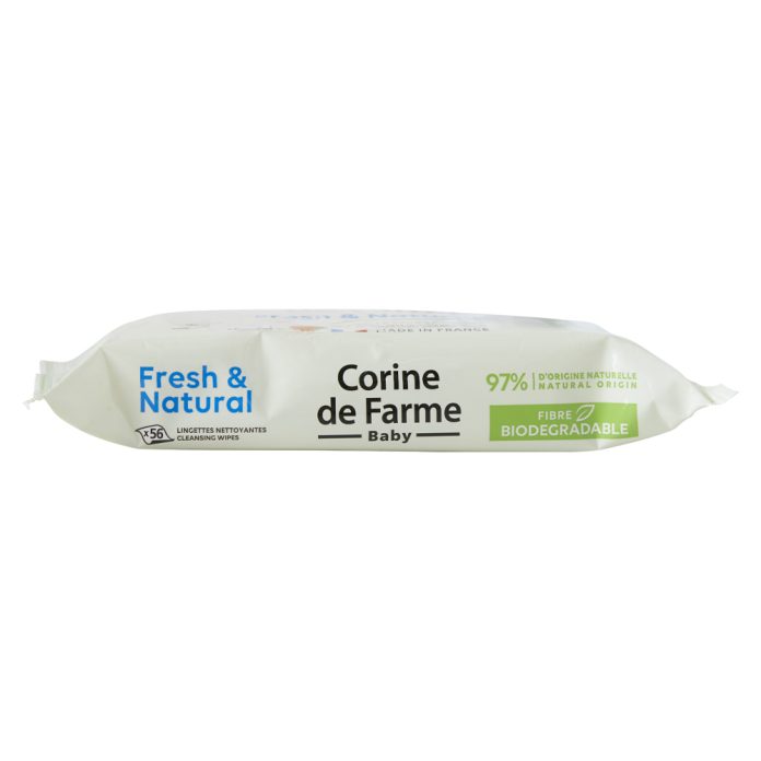 Corine De Farme Lot de 5 - Lingettes change Fresh & Natural x56 Autres -  Beauté Soins corps & bain 10,80 €