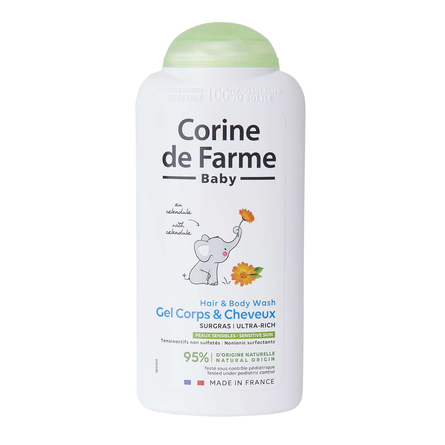 Gel Lavant Hydratant Extra-doux Corps et Cheveux - Corine De Farme