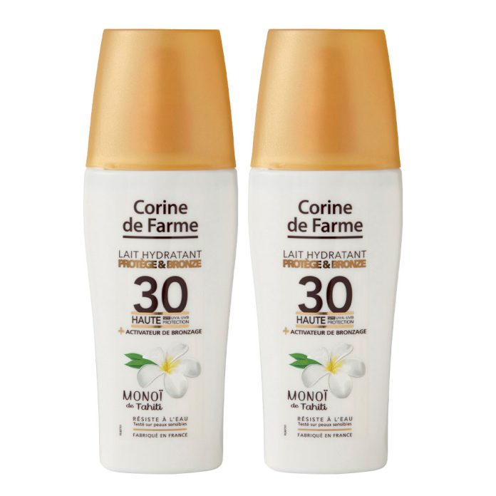 lait hydratant bronzant