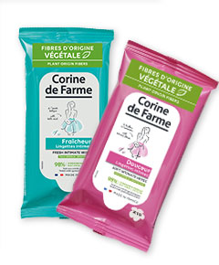 Lingettes intimes Corine de Farme