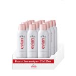 Brumisateur Evian - Evian Facial Spray 150ml x12 - Clean beauty - Made in France - Hydrate - Rafraichit - Tonifie - Pack économique