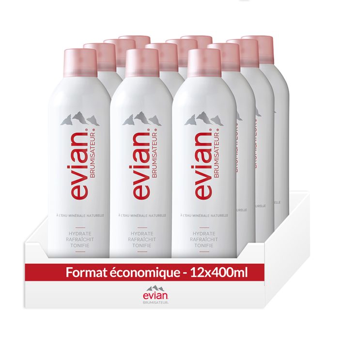 Brumisateur® evian® 400ml - Grand Format - Eau Naturelle evian®