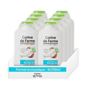 Pack économique - Douche Soin Surgras à la Coco - Corine de Farme