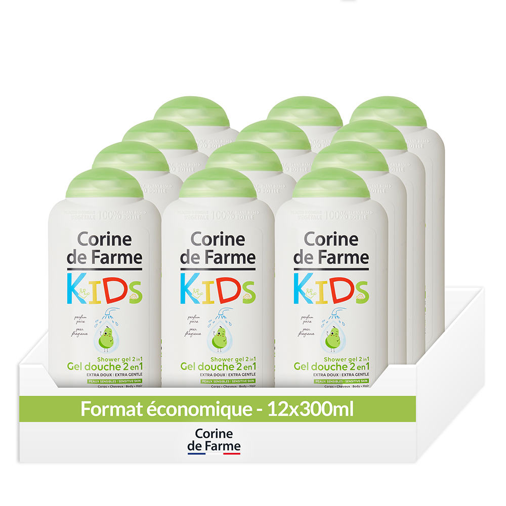 Gel douche pour Enfant Bio - Vanille Fraise - Kids Bio - 500 ml