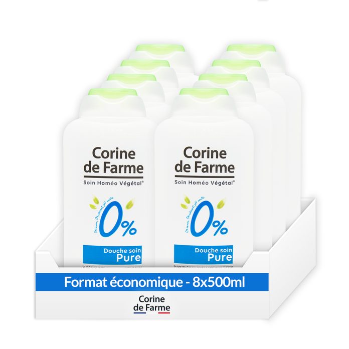 Pack économique - Douche Soin Pure 0% Corine de Farme