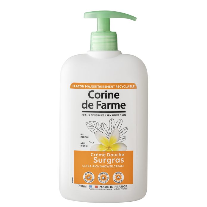 gel douche au monoi surgras