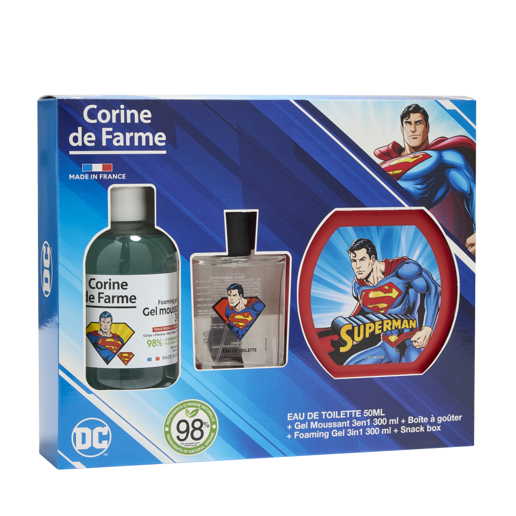 Coffret Cadeau Superman - Corine de Farme