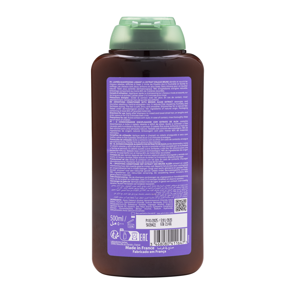Après Shampooing Lissant à l'extrait d'algue brune