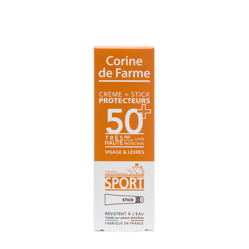 Crème + stick protecteurs SPF50+- Corine de Farme