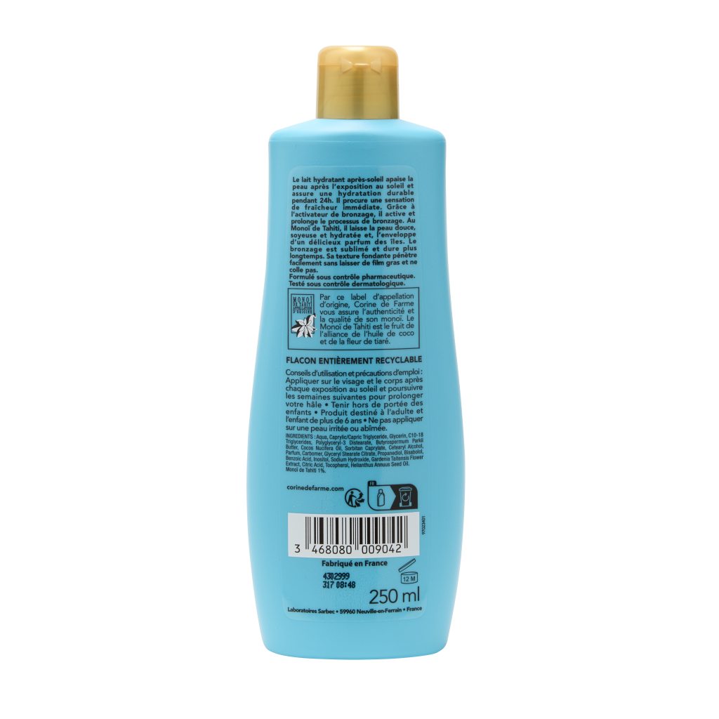 LAIT HYDRATANT APRES SOLEIL
