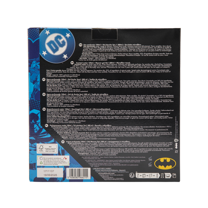 Coffret CORINE DE FARME LICENCE BATMAN