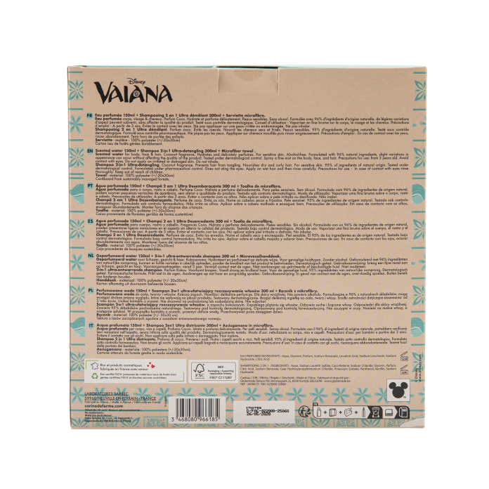 Coffret CORINE DE FARME LICENCE Vaiana