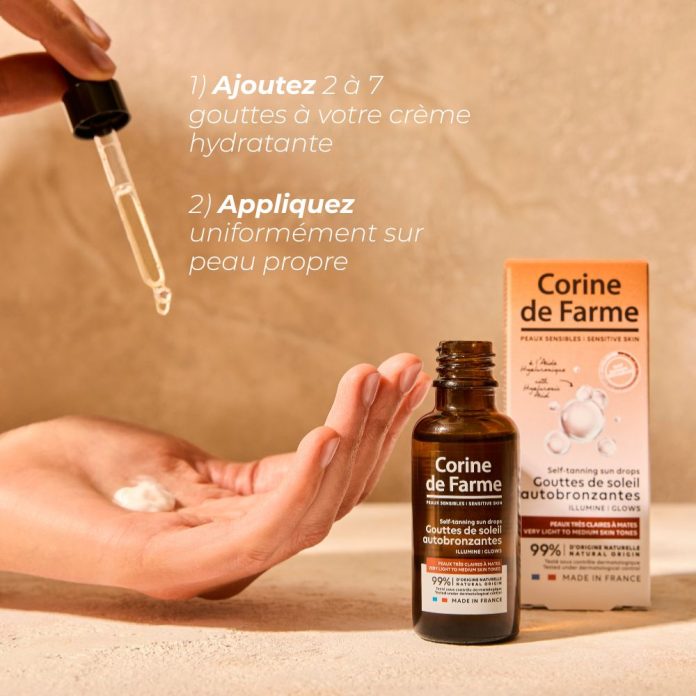 Gouttes autobronzantes Corine de Farme