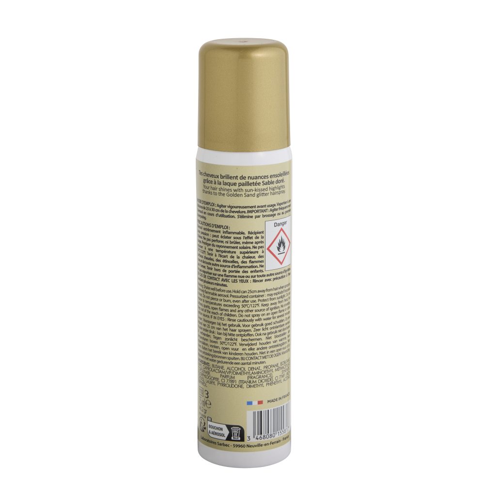 Laque pailletée Golden Sand