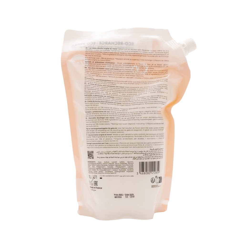 Eco-Recharge Crème Douche Monoï