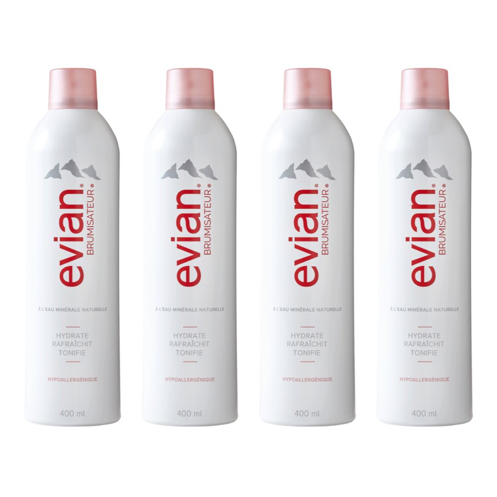 Brumisateur® evian® 400 ml - Pack de 4