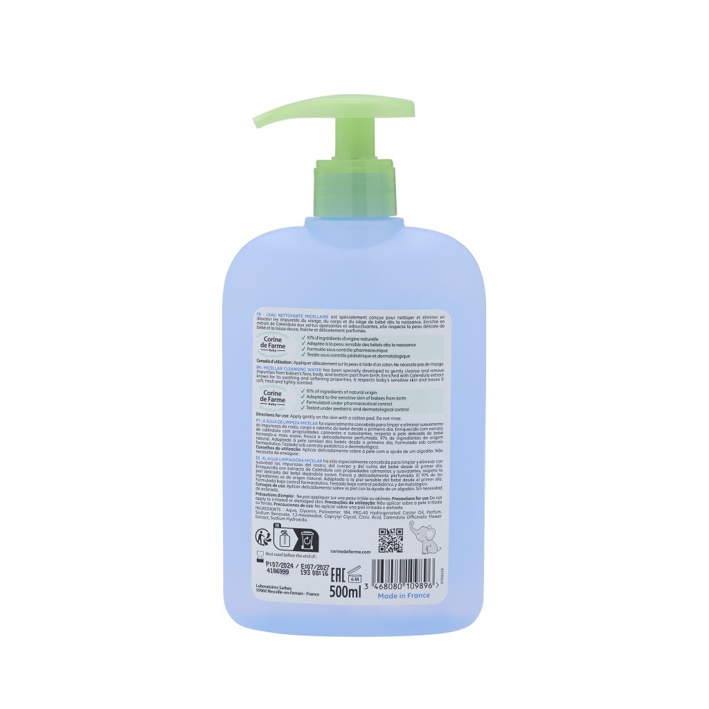 Eau nettoyante micellaire