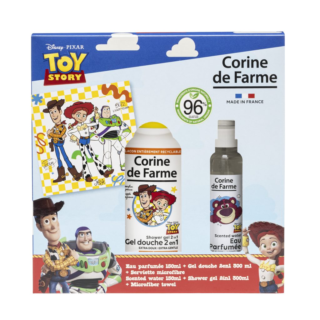 Coffret Toy Story Eau parfumée + Gel douche 2en1 + Serviette