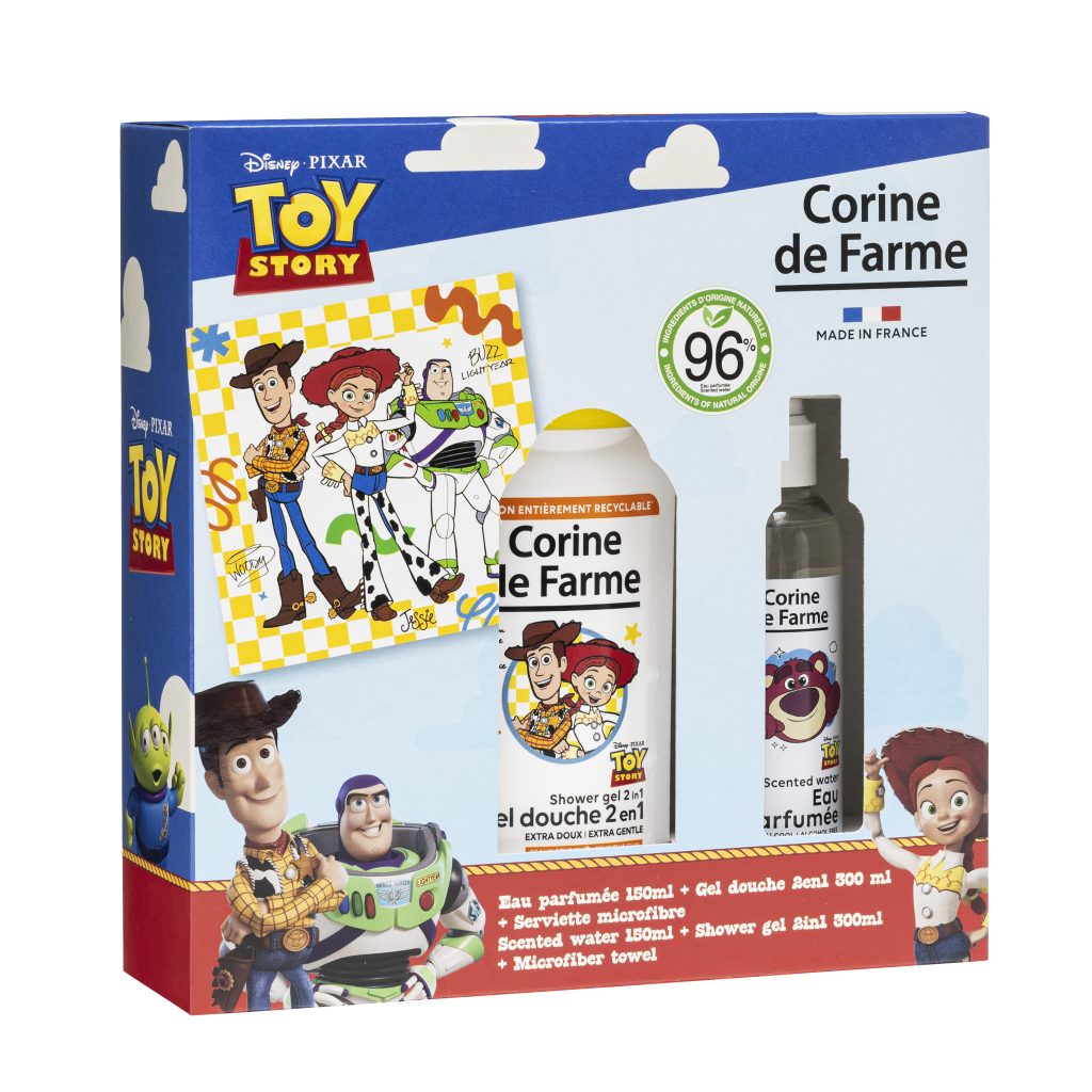 Coffret Toy Story Eau parfumée + Gel douche 2en1 + Serviette