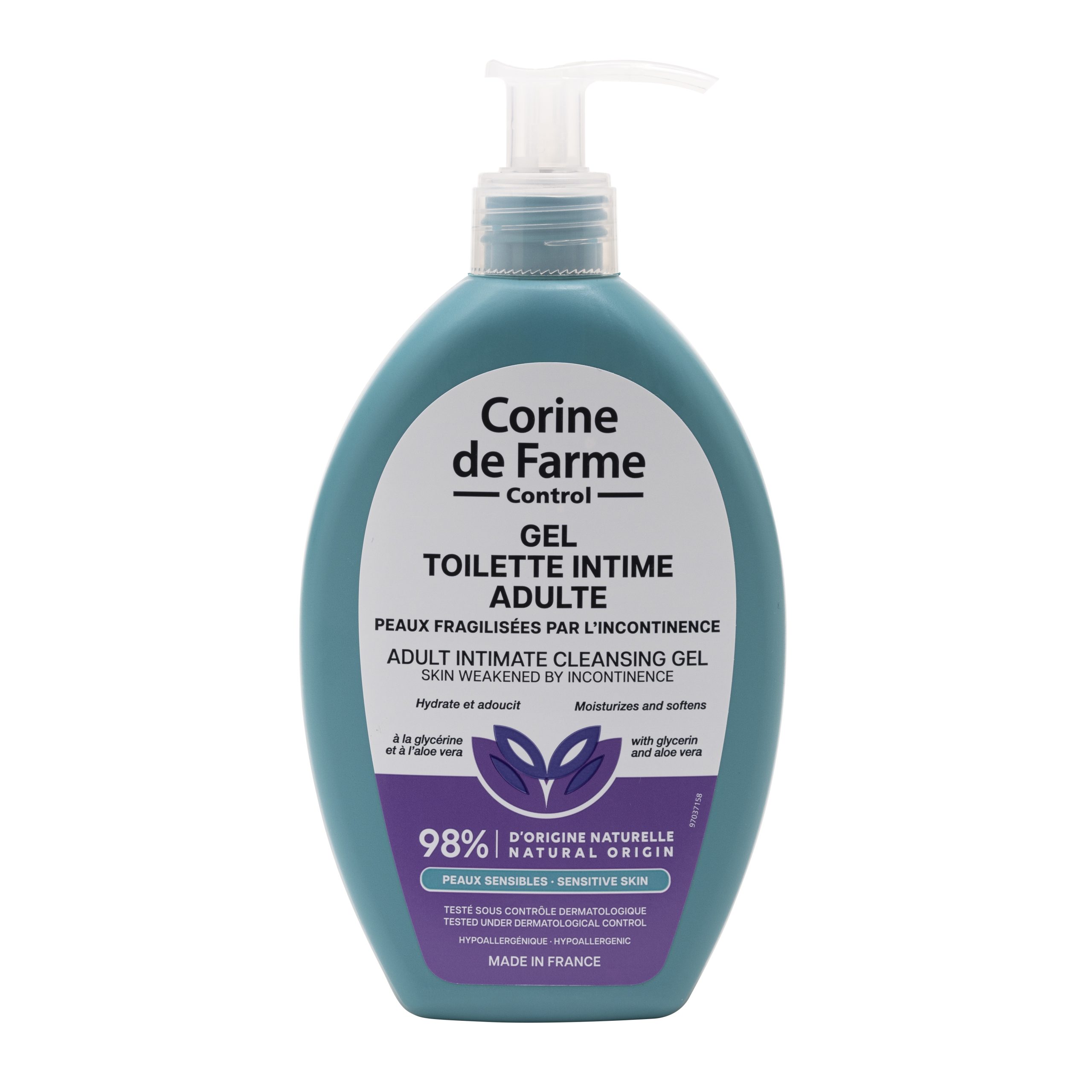 Gel apaisant toilette intime adulte