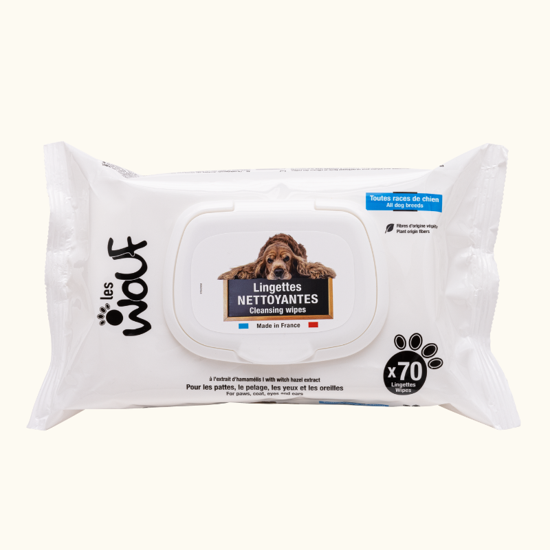 Packshot Les Wouf LINGETTES WIPES