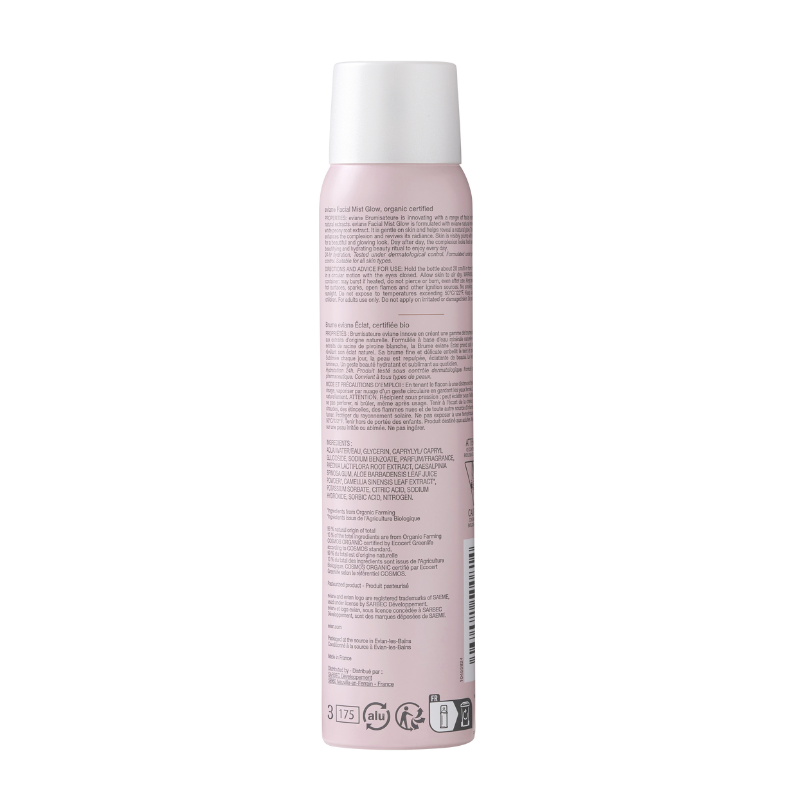 Brume de soin visage éclat 100ml dos