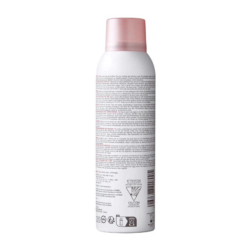 brumisateur evian 150ml dos