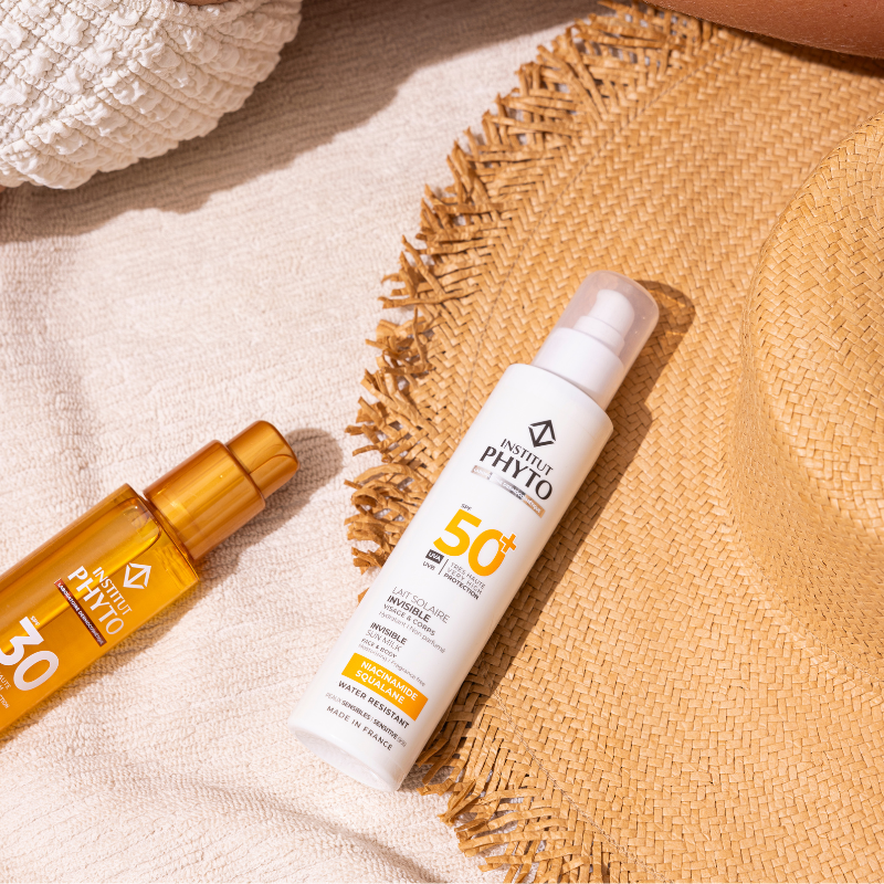 Institut Phyto Lait Invisible Mise en situation plage