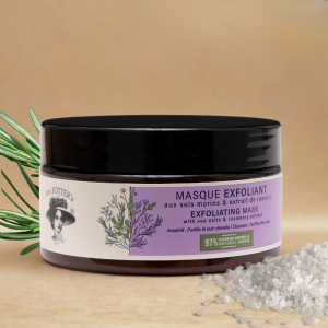 masque exfoliant sels romarin face