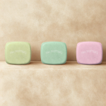 Savons du coffret botanique Mrs Potters