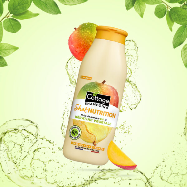 Shampoing à la kératine végétale – Shot Nutrition - 250ml