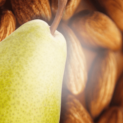 Parfum poire crème amande